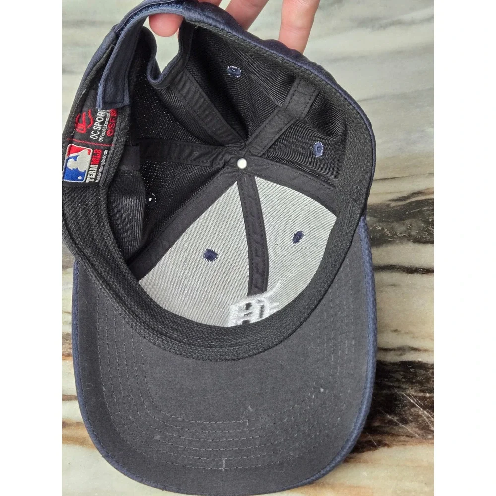 OC‎ Sports Detroit Tigers MLB Baseball Hat Navy Blue Adjustable Mesh OSFM Cap